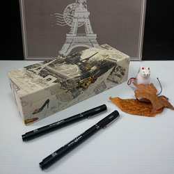 巴黎風情手帳本與鉛筆盒 第6張的照片