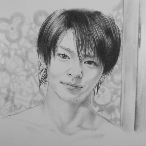 B5サイズの似顔絵描きます！(1人～4人まで) 絵画 実幸 通販