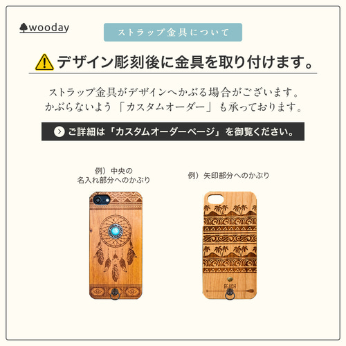 iPhone木製ケース　カスタムオーダー　説明ページ