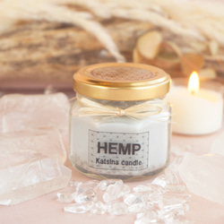 麻炭＆水晶☆HEMP CANDLE ～イヤシロチ～ 5枚目の画像