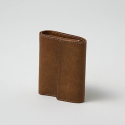 スタンダードな二つ折り財布 / Folded Wallet *CAMEL (右利き用) 1枚目の画像