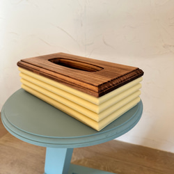 「カラー豊富」北欧 デザイン ティッシュボックス 北欧材使用 フレンチシャビー おしゃれデザイン ティッシュケース 15枚目の画像