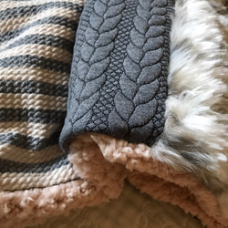 [再次上架] Creema 限量！野生毛皮圍巾 ♩ 柔軟針織蓬鬆毛絨圍巾 第7張的照片
