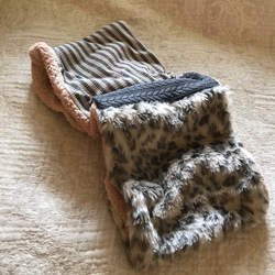 [再次上架] Creema 限量！野生毛皮圍巾 ♩ 柔軟針織蓬鬆毛絨圍巾 第9張的照片