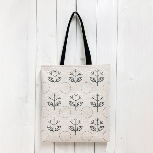 今昔 KJｰ29132 -Z1 こんじゃく総刺繍 ミニトートバッグ