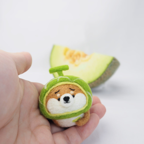 コアラになりきり　柴犬さん　ストラップ　羊毛フェルト コアラになりきり 柴犬さん ストラップ 羊毛フェルト