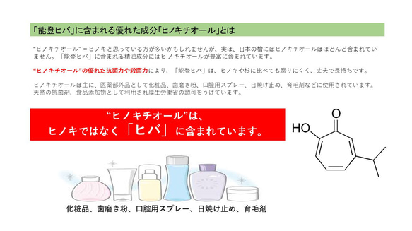 【無添加】おうちのお風呂で森林浴気分♪　AROMA MAGIC CHIP | 能登ヒバ 13枚目の画像