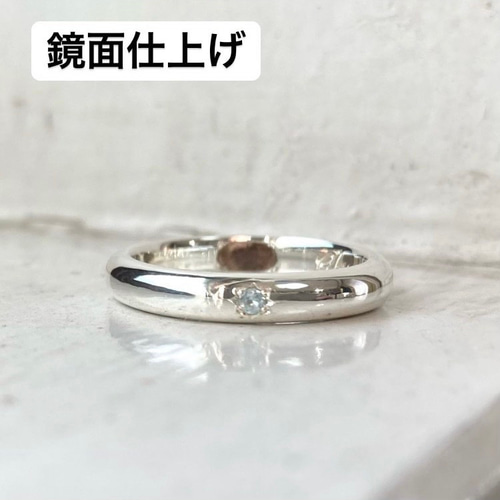 ご説明】表面加工、幅形、石留め、地金につきまして 指輪・リング