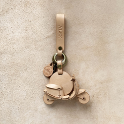GOGORO鑰匙包-GOGORO2代復刻版-真皮植鞣 皮革鑰匙圈 吊飾 裝飾品 第5張的照片