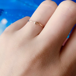 送料無料✨14KGFシンプルリング✨Simple  Gold Ring ❤️Sale! 2枚目の画像