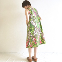Heliconia喇叭裙/米色【S~3L】 第8張的照片