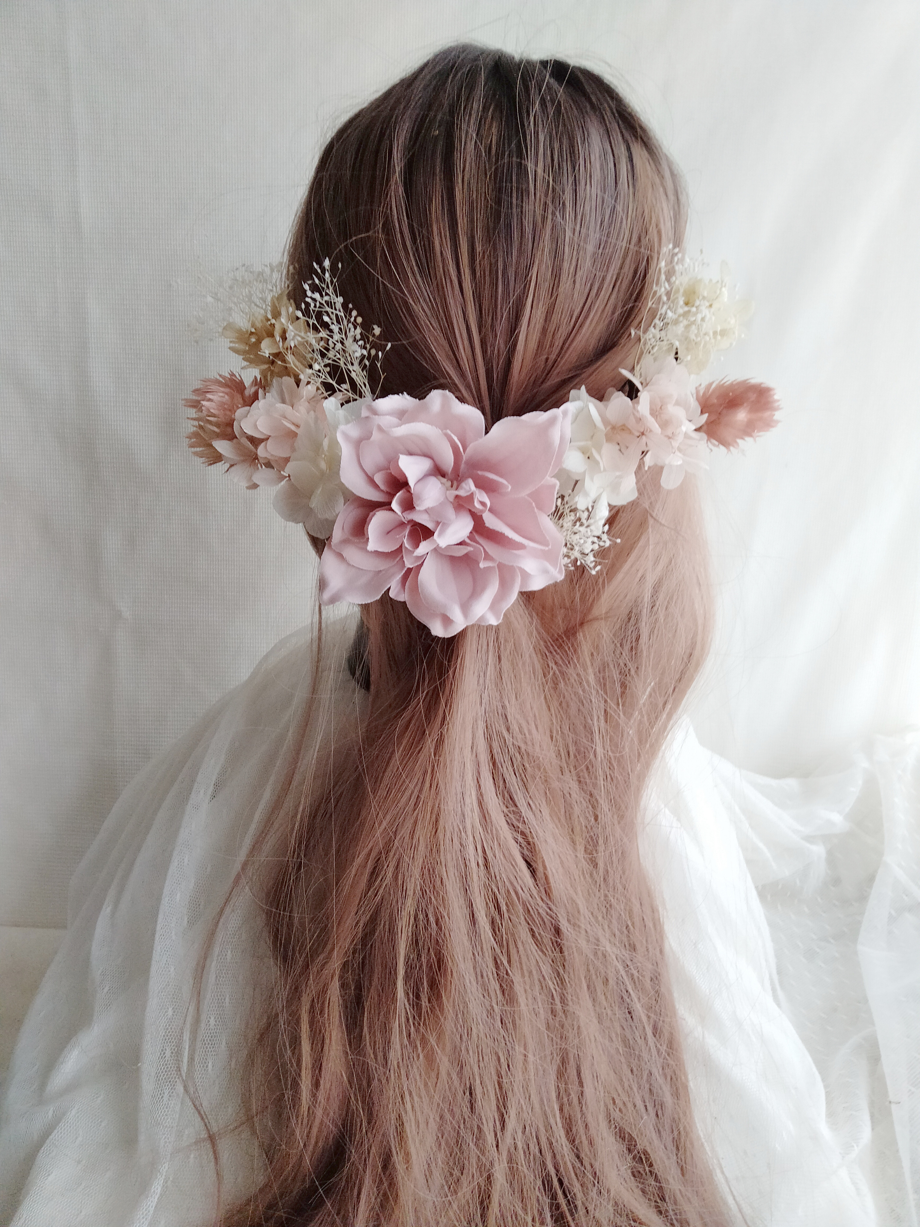 水引　水引き　水引アレンジ　水引きアレンジ　成人式　卒業式　結婚式 　和装　髪飾り　ドライフラワー髪飾り　振袖　着物　袴 5,032円