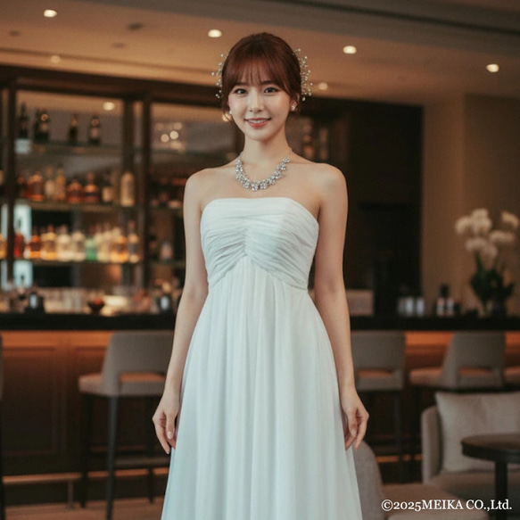 ウェディングドレス ウエディングドレス エンパイアライン