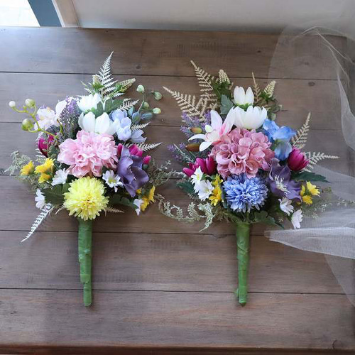 misuzu* 造花 洋風仏花 上質花材 蘭 マム シンビ お供え 墓花 お悔みに