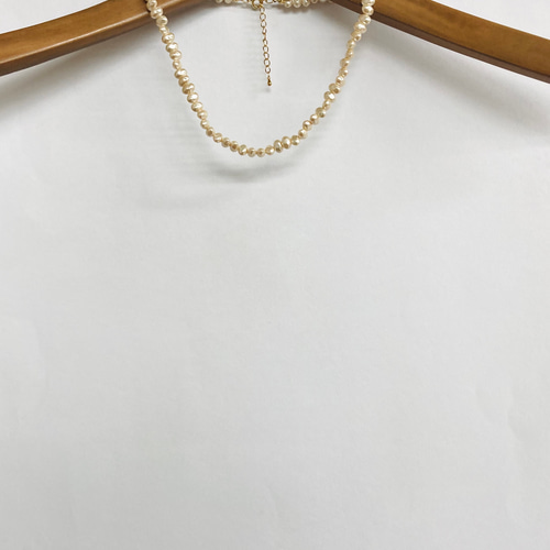 Perlagione バロックパールネックレス 約45cm バロックパールネックレス | c h é m e