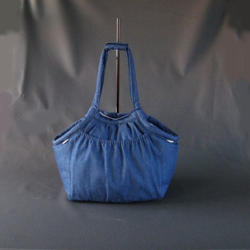 美品！犬用キャリーバッグ　デニムレース cctpb001_m01.jpg