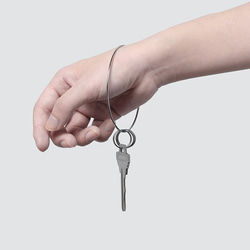 Key ring - circle / シンプルな円のキーリング 3枚目の画像