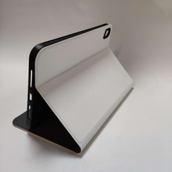【食べまくリス】サックスブルー　 手帳型タブレットケース　ipad andoroid　対応機種あり 4枚目の画像
