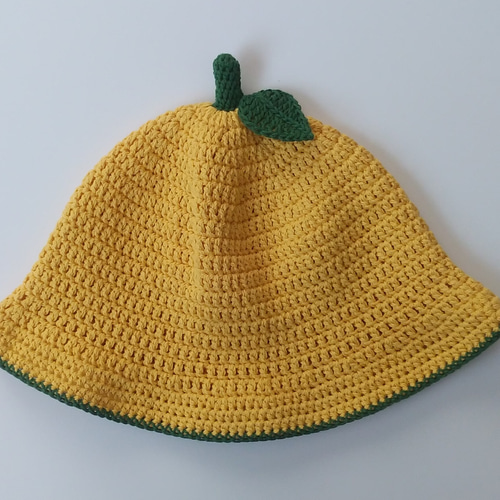 受注制作】ゆず帽子 ハンドメイド