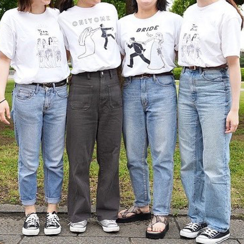 鬼嫁Tシャツ 2点セット │ 結婚祝い ウェディング 前撮り その他