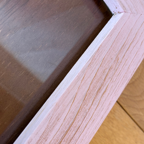 ヘザーブラウン フォトフレーム アートフレーム 木材 ハワイ