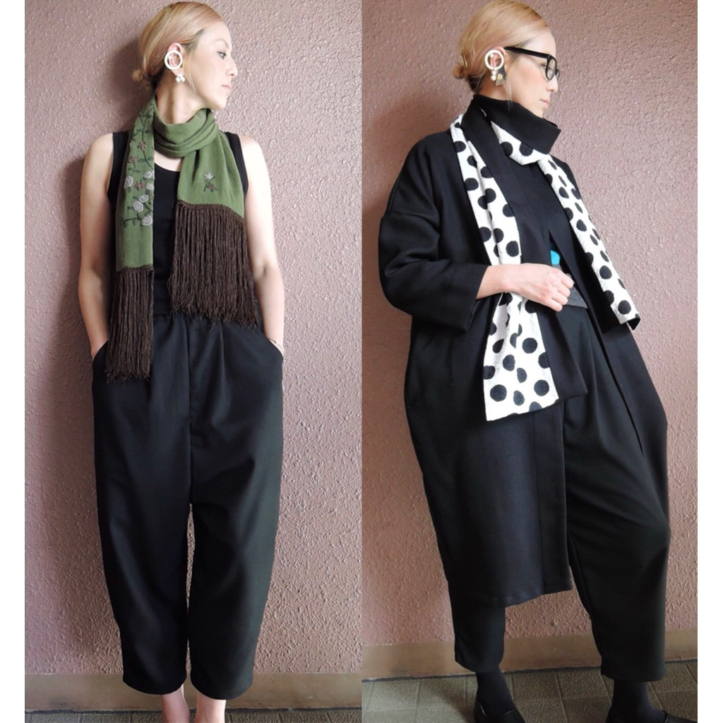 サイズ選べる❗RATA❤️『ゆったりルーズなバルーンパンツ』モード&カジュアルでも❤️S-Lまで対応フリーサイズ❤️伸縮