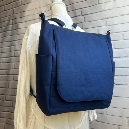 A4対応 リュックにもなる ショルダーバック 3way ボディーバック 長さ