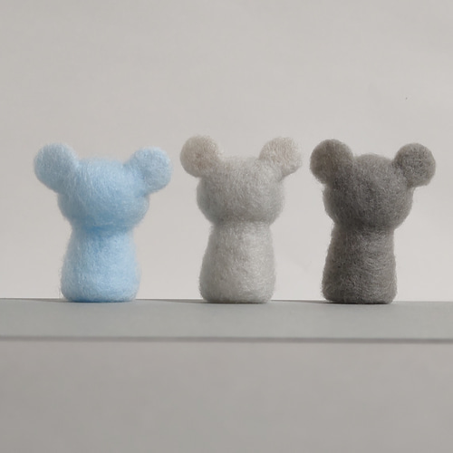 指人形 ネズミ 羊毛フェルト なるさん 通販 7747576｜Creema(クリーマ)