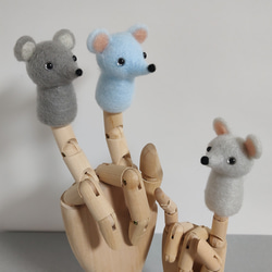 指人形　ネズミ 2枚目の画像