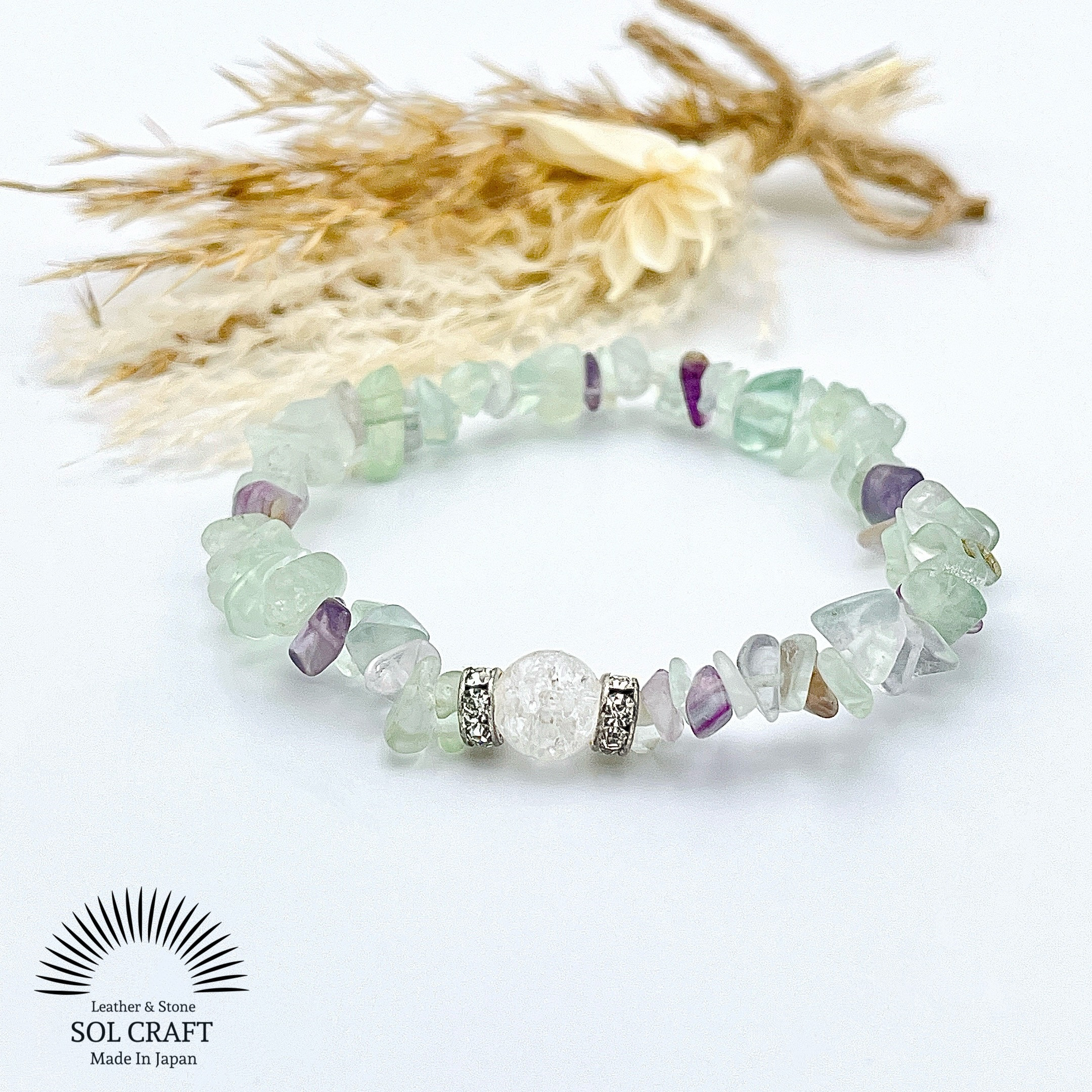 ☆特選一石☆天才の石♢100g【ハイクォリティフローライトさざれ