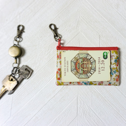 キーポーチ Nancy Animal　リバティラミネート生地 11枚目の画像