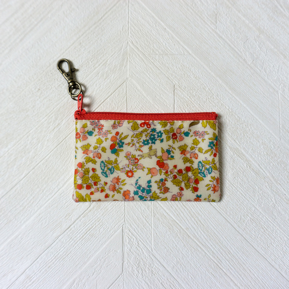 キーポーチ Nancy Animal　リバティラミネート生地 9枚目の画像