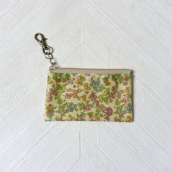 キーポーチ Nancy Animal　リバティラミネート生地 6枚目の画像