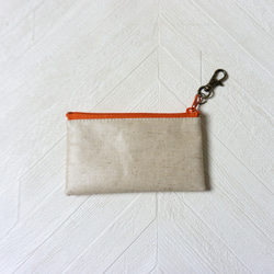 キーポーチ Nancy Animal　リバティラミネート生地 4枚目の画像