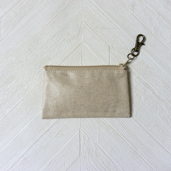 キーポーチ Nancy Animal　リバティラミネート生地 7枚目の画像