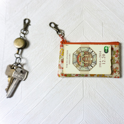 キーポーチ Nancy Animal　リバティラミネート生地 5枚目の画像