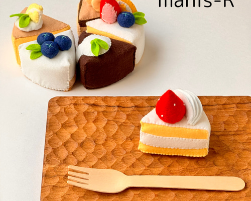 プクフェルトおままごと　ままごと　パンケーキ　ミニプリンセット他　しろたま みいたん様専用 フェルトおままごと ままごと パンケーキ 10