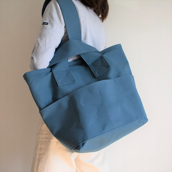 CLOUCHY SHOULDER BAG（オールミネラルブルー） 2枚目の画像