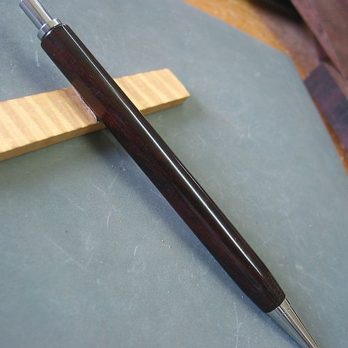 インドローズ】木軸シャープペン 古木の重厚感と趣が素敵【即日発送