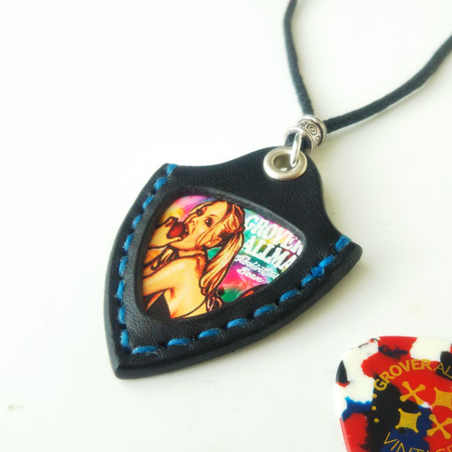 本革ギターピックケースネックレス ネックレス・ペンダント ton's