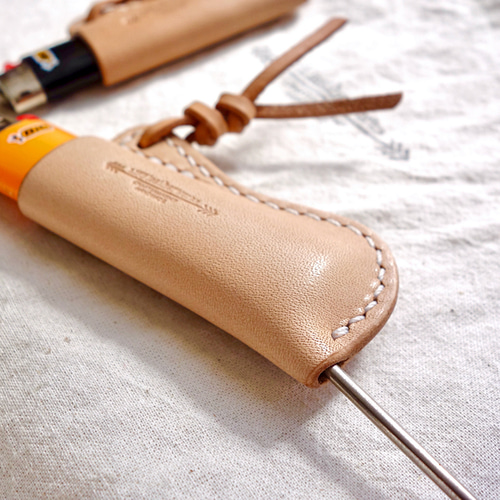 Bicライターケース 選べるサイズ展開 本革 ヌメ革 レザー S-019 その他