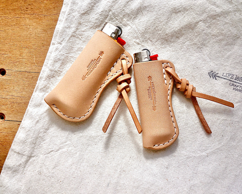 Bicライターケース 選べるサイズ展開 本革 ヌメ革 レザー S-019 その他