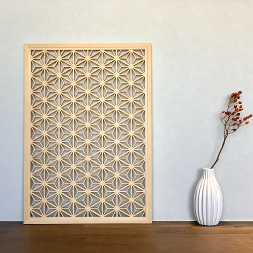 麻の葉組子ウォールアート 【公式通販】