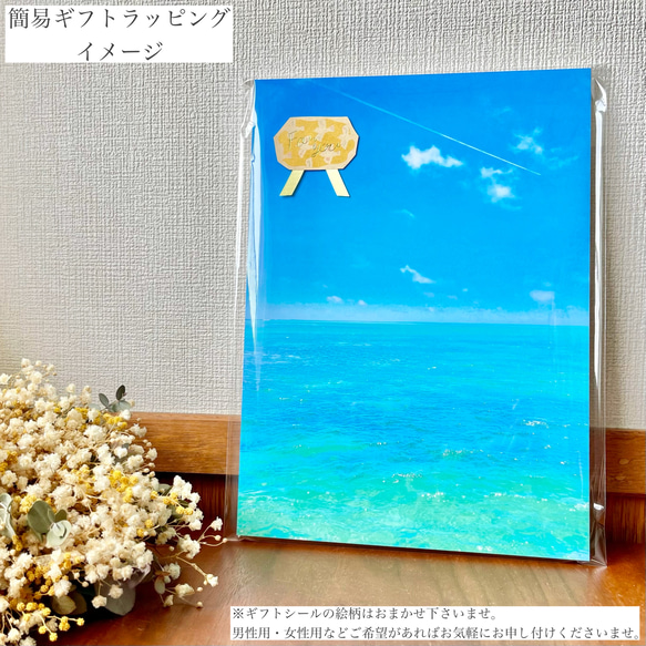 ・Crystal clear sea【写真サイズやパネル加工・フレーム付きが選べる】 6枚目の画像