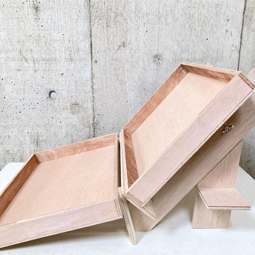 マルシェ什器 傾斜台50度/50幅/普通合板〈上質材〉マルシェ