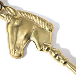 真鍮鋳物 シューホーン（靴べら） 馬 1枚目の画像