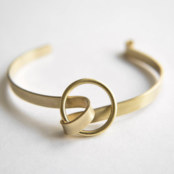 環形手鐲 A 黃銅 金黃銅 第1張的照片