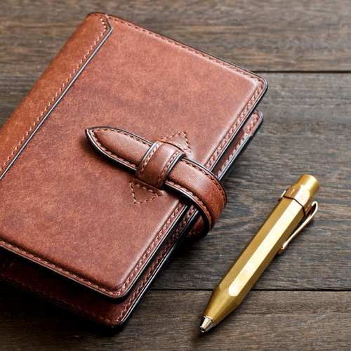 システム手帳 ミニ6穴 カラーオーダー 手帳 革小物yoshii 通販 7792488