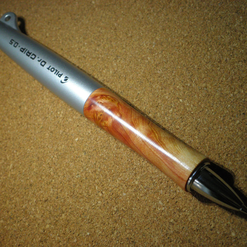 旧型ドクターグリップ シャンプーペンシル ウッドグリップにカスタム