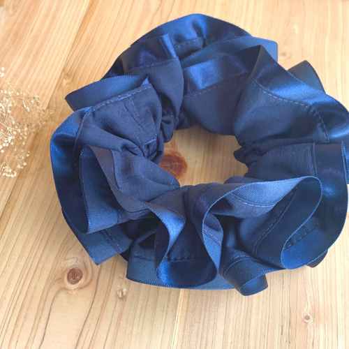 ACCA ネイビー フリルシュシュ o1080144015450569125.jpg